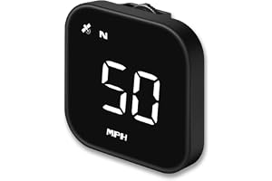 MAKINGTEC G4S Digital GPS Speedometer, New HUD Car Head Up Display with Digital Speed in MPH KPH, Universal Fatigue Driving Reminder, Overspeed Alarm Trip Meter, for All Vehicle (White)