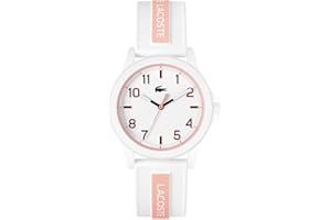 Lacoste Reloj Analógico de Cuarzo Unisex para niños con Correa en silicona de diferente colores