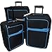 Produktbild D&N - Travel Line 9300 - Trolley-Koffer-Set, 3-teilig, Extra Leicht, Dehnfalte, Farbe: Blau, 2 Jahre Garantie
