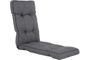 Patio Poduszka ogrodowa Royal/Lena Plus na fotel krzesło leżak ogrodowy gruba z kwadratowym oparciem 48 x 155 cm