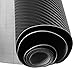 Price comparison product image GOGOLO High Glossy 4D Waterproof Automotive Bubble Free Vinyl Wrap Carbon Fiber Vehicle Sticker Kit Exterior & Interior DIY Decoration 59.8"19.7" for Phone/Car/PC/Motor (Black)