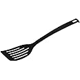 Fackelmann Spårspade 32 cm NERO, kökshjälp av plast, stekspade för belagda kastruller och stekpannor, högkvalitativ vändare (