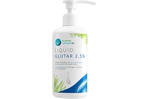 PLANTASACUARIO Abono Glutaraldehído para acuarios plantados 1 Litro, Suplemento de Carbono orgánico para Plantas acuáticas