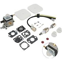 Kit Carburateur OxoxO C1U-K54A - Pour Motoculteur Mantis 2 Temps - Avec Filtre à Air Et Bougie