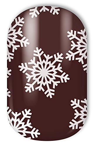 Miss Sophie S Films à ongles Burgundy Ice?: 20 Ultra Fine autocollantes longue durée Nail Wraps