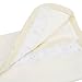 Organic Teething Pads for Baby Carriers with Snaps, Creamy (2 Pack)