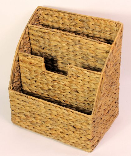 Zeitungsständer , Zeitungskorb Wasserhyazinthe 30 x 21 cm H 34 cm