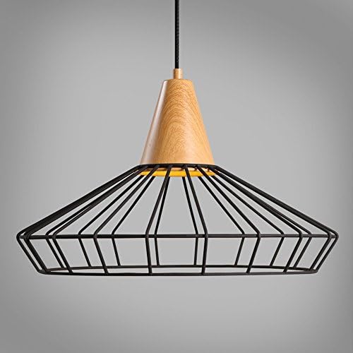 XSPWXN Single Head Ceiling Pendant Lights Creative Chandelier Iron Mesh Retro Modern Bird Cage Hollow Chandelier Light for Kitchen Dining Room Kiving Room Decorative Suspension Light