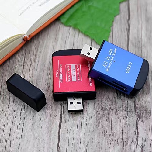 V.one SuperSpeed Multi-in-1 USB 2.0 Kartenleser Kartenlesegerät mit zwei TF/SD Kartenslots für SD, SD-HC, SD-XC, MMC, RS-MMC und Micro SD Karten für digital camerasCTablets PC, Mac,iMac,MacBook Pro Air,Ultrabooks,Microsoft Surface RT,Laptops,Raspberry pi ,etc - 6