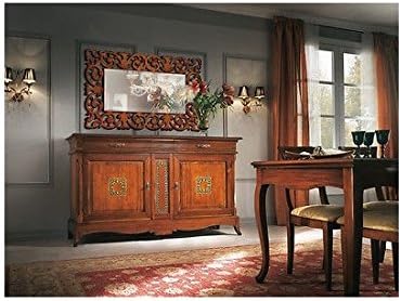 Mobile Style Bassano Door Sideboard Solid Wood Gold Jigsaw – As Photos