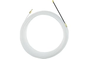 ‎AFELD ELEKTRO Kabeleinziehhilfe 10 Meter, 3mm Dicke Einziehfeder, Nylon Einziehspirale, Zugdraht für Leerrohre