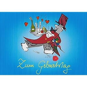 Handmadegruss Geburtstag mit Coolmen. Edle Grußkarte in Top Qualität in der Region von Hand hergestellt. Unser Verkaufsschlager!