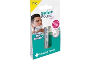 SAFE + SOUND Safe & Sound Styptic Pencil. Stops bleeding from shaving and other minor cuts 7.5g