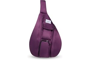 HAWEE Sportivo Zaino Monospalla Viaggio Petto Borsa Monospalla Crossbody Zaino Spalla Antifurto Petto Borsa Spalla Casual per Uomo Donna Adolescenti Vita Lavoro Outdoor Viaggio Ciclismo