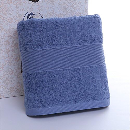 GKRY 100% Egyptian Cotton/Super Soft and Highly Absorbent/Machine Washable/Absorbent and Quick Dry Face Cloth/Microfiber ExtraPure Cotton Towel a 70x140cm, blue