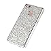 Produktbild Huawei P9 Lite Glitzer Handyhülle,Silikon Hülle für Huawei P9 Lite,Leeook Luxus Stylish Glänzend Kristall Glitzer Strass Schutz HandyHülle Silber Slim Bling Weich Gel Silicone Rückseite Hülle TPU Tasche Schale Bumper Ultradünn Flexibel Schutzhülle für Huawei P9 Lite + 1 x Schwarz Eingabestift-Silber Glitzer