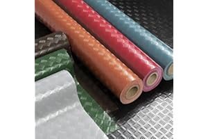 KARAT Revêtement de Sol PVC - Diamond Cut - Tapis en Caoutchouc de 2 mm d'épaisseur - Découpé sur Mesure (120 x 400 cm, Gris)