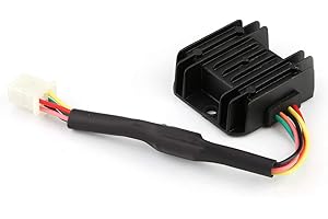 TERISASS Regolatore di tensione del motociclo raddrizzatore 5 pin moto parti di moto componenti elettrici misura universale per moto quad scooter con motore GY6