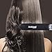 MADAMI Steam Hair Straightener for Argan Oil Infusion Treatment 2-in-1 Straighten and Curling, Professional Ceramic Tourmaline Spray Flat Iron with Locking Switch, 1 1/4 inch Vapor Conditioning Plates, Matte Black