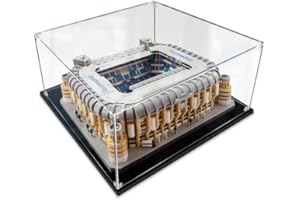 JOMIOD Vitrine en acrylique pour Lego 10299 Real Madrid - Stade Santiago Bernabéu - Étui étanche à la poussière - Compatible avec le modèle Lego 10299 - Sans kit de modèle