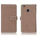 Produktbild Huawei P9 Lite Case, Premium PU Leather Wallet Pouch Flip Cover Case Anti-Scratch Defender CoverPhone Case Slim for Huawei P9 Lite (Beige)