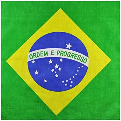 Flag Bandana – Union Jack, St George Irish, Canada, Australia, Brazil, Ecuador, El Salvador, Ghana, Jamaica, USA, Size: 55 x 55cm (22” x 22”)