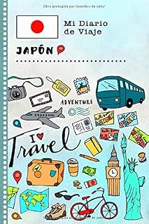 Japón Mi Diario de Viaje: Libro de Registro de Viajes Guiado Infantil - Cuaderno de Recuerdos de Actividades en Vacaciones para Escribir, Dibujar, Afirmaciones de Gratitud para Niños y Niñas