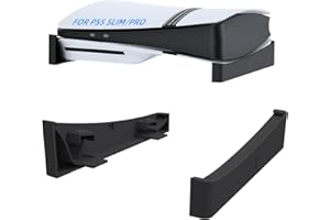 EJGAME Horizontal Stand for PS5 Pro,Base Stand Compatible with PS5 Pro/Slim Disc & Digital Edition (Black)