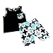 Internet Newborn Baby Infant Boys Girls Outfit Vest Tops+Shorts Clothes for 1-3 Years Old (2-3Years, Black)