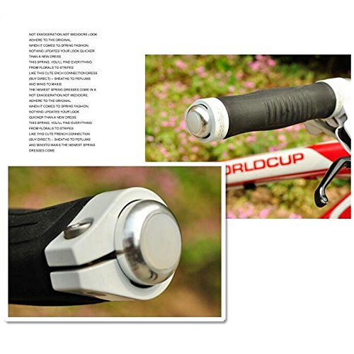 OUMIZHI 2pcs kühle Fahrrad Fahrrad Lenkstange LED Lampe 3 Modi Handgriff Stab Endstopfen Sicherheits sicheres Fahrrad blinkendes Licht, das Warnung misst - 5