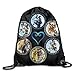 Produktbild Dhrenvn Drawstring Backpack Sack Bag Kingdom Heart Game Home Travel Sport Storage Hiking Running Bags