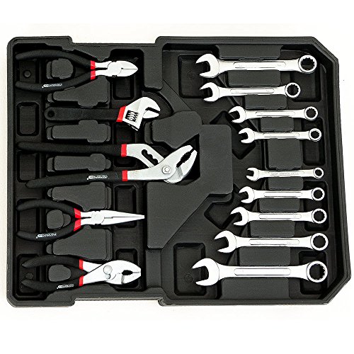 Monzana® Werkzeugkoffer 629tlg ✔ abschließbar ✔ Aluminium Rollkoffer ✔ inkl. vielseitigem Zubehör & Arbeitshandschuhen ✔ Modellauswahl - 3