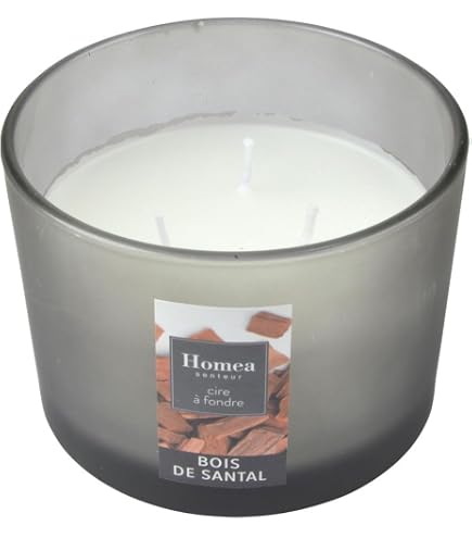 Bougie Parfumée Homéa Fruits Rouges En Verrine - 3 Mèches, Diamètre 11 Cm, Combustion Environ 12 Heures, Ambiance Relaxante - 2