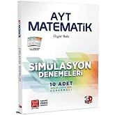 3D AYT Matematik Sim&uuml;lasyon 10 Deneme