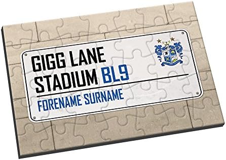 Bury FC Official PERSONALISED Street Sign Jigsaw Puzzle