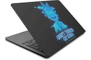 Head Case Designs Officially Licensed Rick And Morty Don't Touch My Stuff Graphics Vinyl Sticker Skin Decal Cover Compatible With MacBook Air 13.6" A2681 (2022)