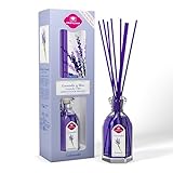 10 aromas a elegir CRISTALINAS Ambientador Lavanda Y Lilas, Cristal, Azul, 10.5x8x33 cm