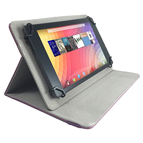 Tablet Tasche für 9 zoll / 9 – 9,5 Zoll 24,62 cm Tablet PC Tasche mit Aufstellfunktion – lila - 2