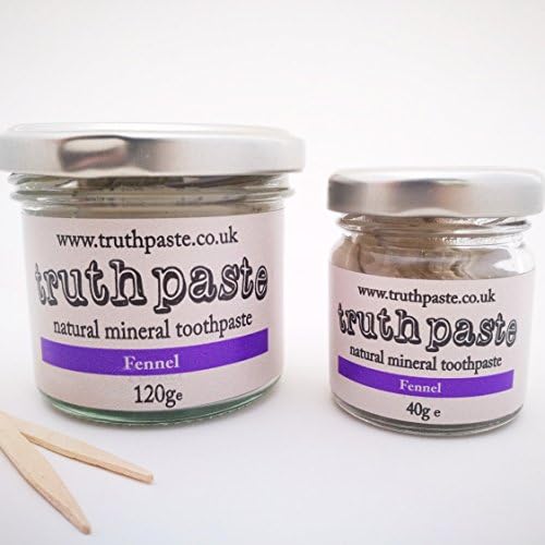 100% Natural Toothpaste - Organic Ingredients (Fennel, 120g - Large)