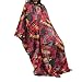 LuckyFine Cool Salon Barber Hairdressing Gown Styling Hair Cutting Shampoo Cape Cloth New red