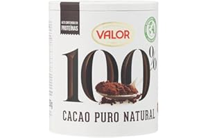 Valor - Cacao puro natural 100% rozpuszczalny en polvo. Sin Azúcares Añadidos. Sin glúten. Intenso sabor y aroma. 100% naturalny. Sol