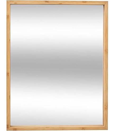 Miroir Rectangulaire à Suspendre Plaqué Frêne Grisé Seaside L.100 X H 60 Cm 80123735