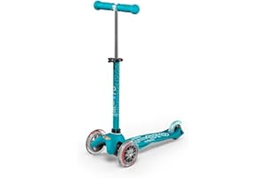 Micro Mobility MMD001 Mini Micro Deluxe Kinderscooter, Aqua, 85cm