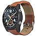 Produktbild Upxiang Kompatibel für Huawei Watch GT/Watch GT Active 46mm/ Honor Magic Armband Freizeit Leder Uhrenarmband Ersatz Wrist Band Strap Verstellbar Smart Watch Sportband