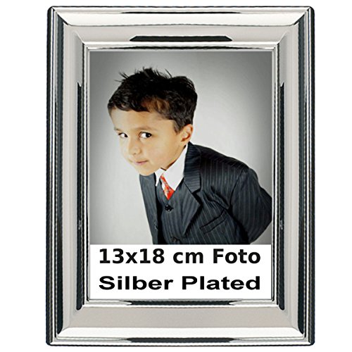 Bilderrahmen Mailand für 13×18 cm Fotos edel versilbert in Top Verarbeitung - 3