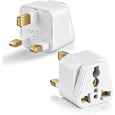 Kyrotech Tip G, İngiliz Adapt&ouml;r Fişi, Hindistan, İngiltere, Dubai, Hong Kong, Singapur, Kıbrıs Fişi, Hac, Umre Uyumlu, 2 ve 3