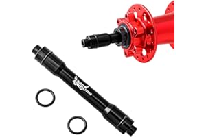 MUQZI Adaptateur QR de vélo 12/15 à 9 mm Adaptateur de moyeu de Roue Avant 100/135/142/148 mm à dégagement Rapide pour VTT et vélo de Route