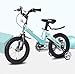 Produktbild Kinder Fahrrad,Doppelte scheibenbremse Magnesium-Legierung Fahrrad 12 Zoll 14 Zoll 16 Zoll 18 Zoll-Blau 50.4inch