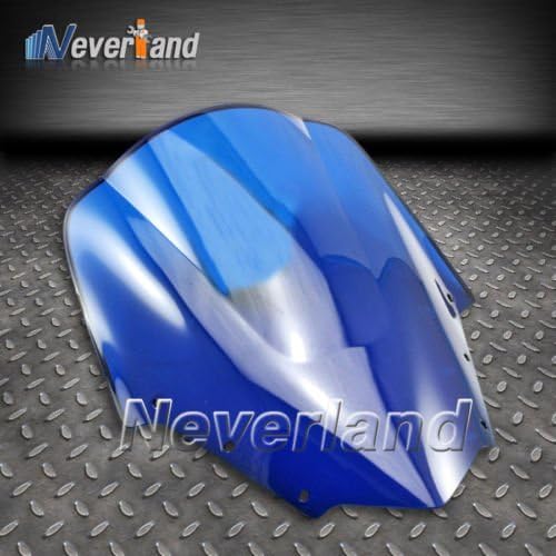 Aridox(TM) Blue New Motorcycle Windscreen Windshield For Yamaha FZ1S 06 07 08 09 10 11 2006-2011 C10