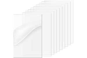 LTHERMELK Plexiglas ultra klare Acrylplatten für Ersatz Glasscheibe -10er Set(12.7 * 18 * 0,2cm)